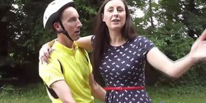 British milf in stockings assfucked